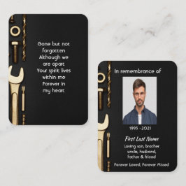 Tarjeta De Visita Herramientas mecánicas de oraciones fotográficas c