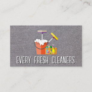 Tarjeta De Visita Herramientas para limpieza de casas