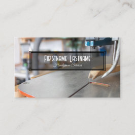 Tarjeta De Visita Herramientas rústicas del banco de trabajo de vint