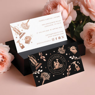 Tarjeta De Visita Herramientas/Suministros de limpieza de casas y em