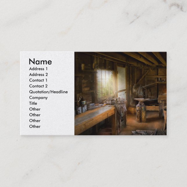 Tarjeta De Visita Herrero - Eso tiene un bonito anillo (Anverso)