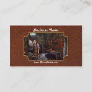 Tarjeta De Visita Herrero - trabajo de la fragua
