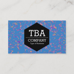 Tarjeta De Visita Hexagón negro - Resumen 080716(01)