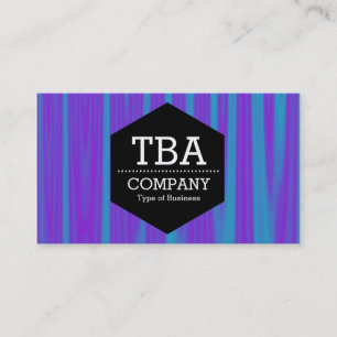 Tarjeta De Visita Hexagón negro - Resumen 090716(04)