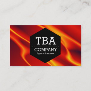 Tarjeta De Visita Hexagón negro - Resumen 120716(08)