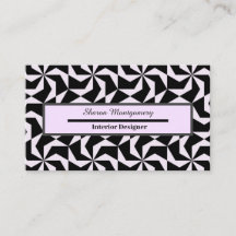 Hexágono geométrico abstracto negro y rosa