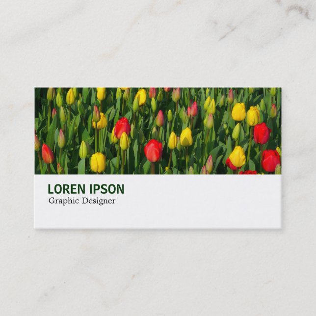 Tarjeta De Visita Hi-Phi - 003 - Tulips (Anverso)