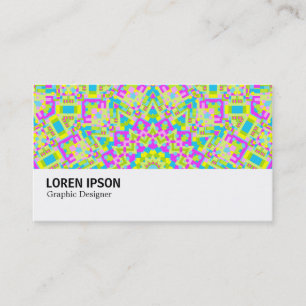 Tarjeta De Visita Hi-Phi - 0121 - Colorido Kaleidoscope