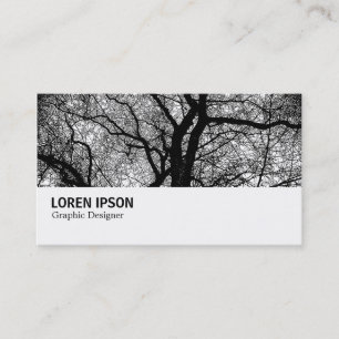 Tarjeta De Visita Hi-Phi - 0123 - Árbol de alto contraste