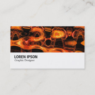 Tarjeta De Visita Hi-Phi - 0133 - Llama abstracta