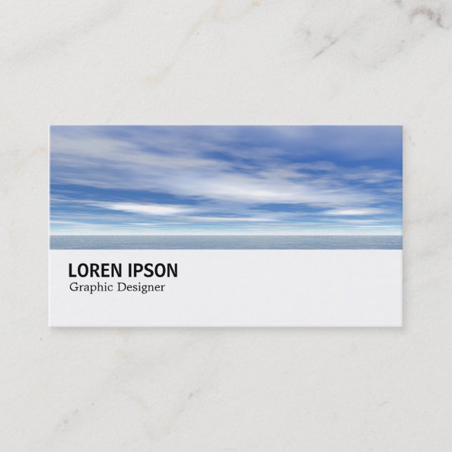 Tarjeta De Visita Hi-Phi - 0139 - Sea and Sky (Anverso)
