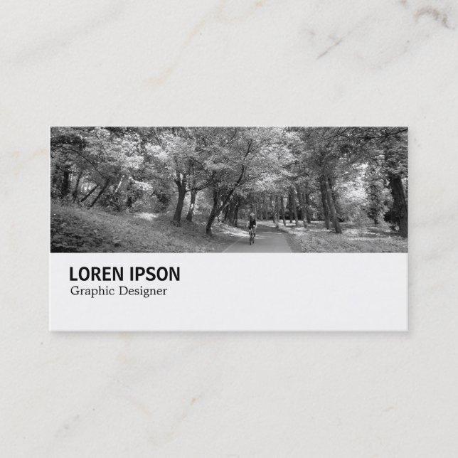 Tarjeta De Visita Hi-Phi - 0195 - Cycle Way B&W (Anverso)