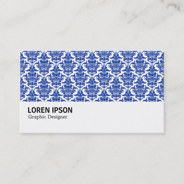 Tarjeta De Visita Hi-Phi - 0220 Navy Damask (Anverso)