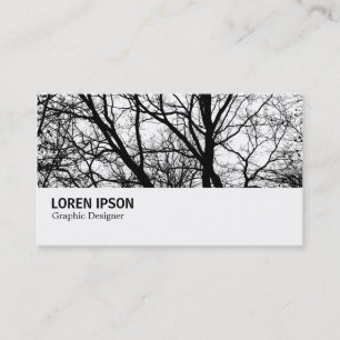 Tarjeta De Visita Hi-Phi - 0281 - Silhouetted Branches HC