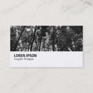 Tarjeta De Visita Hi-Phi - 0301 - Woodland Canopy BW