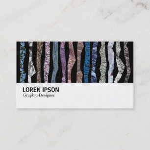 Tarjeta De Visita Hi-Phi - 0312 - Rayas minerales