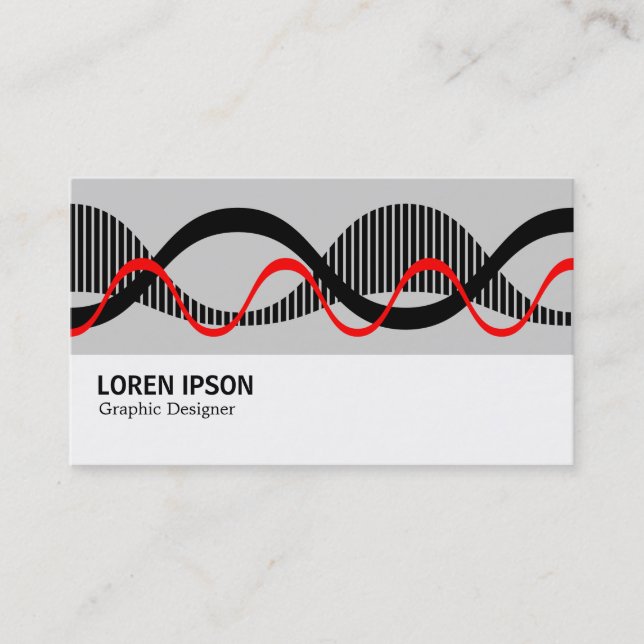 Tarjeta De Visita Hi-Phi - Ola de sonido (Anverso)