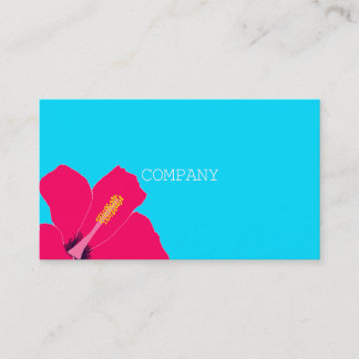 Tarjeta De Visita hibiscus