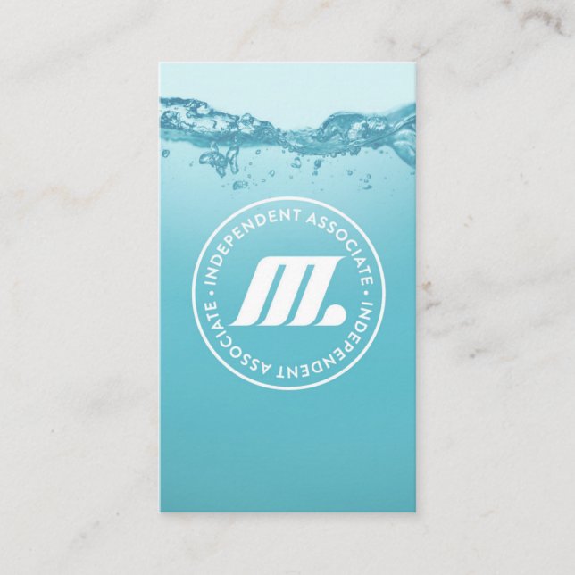 Tarjeta De Visita Hidración de M (Anverso)