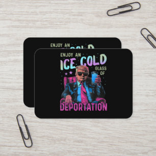 Tarjeta De Visita HIELO Disfruta un Hielo Frío