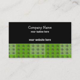Tarjeta De Visita Hierba Verde