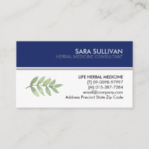 Tarjeta De Visita Hierbas Medicina Herbal Hierbas 