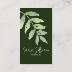 Tarjeta De Visita Hierbas Medicina Herbal Hierbas 