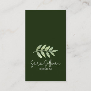 Tarjeta De Visita Hierbas Medicinales Herbales 