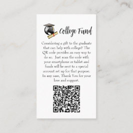 Tarjeta De Visita High School Graduate - College Fund card