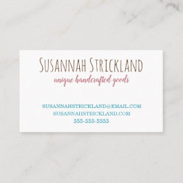 Tarjeta De Visita Hilado multicolor de la diversión para el