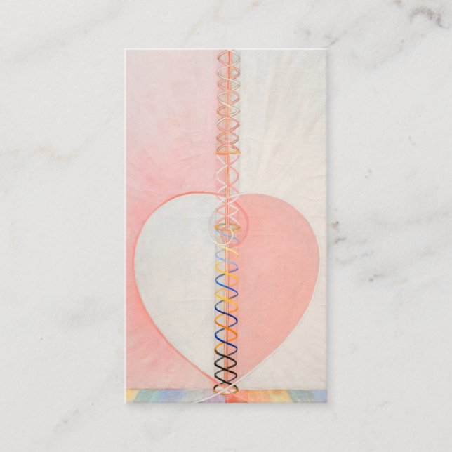 Tarjeta De Visita Hilma af Klint The Dove (Anverso)