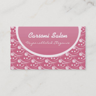 Tarjeta de visita Hip y Styl, rosa suave