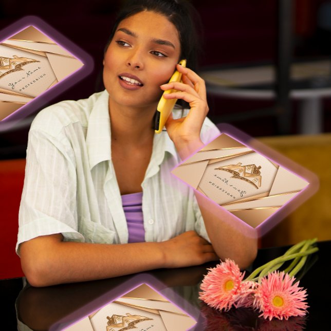 Tarjeta De Visita Hipotecas Hipotecas Valores Hogares Gold (Real Estate Apartments Mortgages Home Values Gold Business Card)