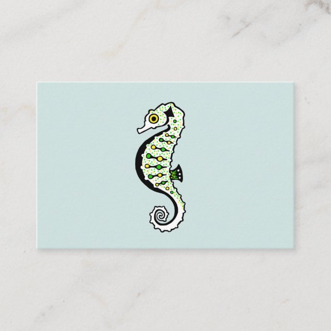 Tarjeta De Visita Hippocampus - SEAHORSE - Gráficos originales - (Anverso)