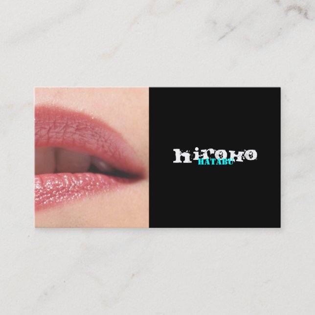 Tarjeta De Visita hiroko hatabu (Anverso)