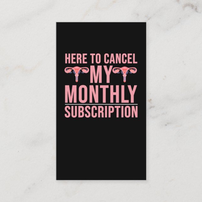 Tarjeta De Visita Histerectomía Sensibilización Cirugía Recuperación (Anverso)