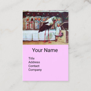 TARJETA DE VISITA HISTORIA CON BEBÉS, NAVEGADOR DE BEBÉ DE LÍQUIDO P