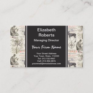 Tarjeta De Visita Historia y ciencia - búsqueda para el conocimient