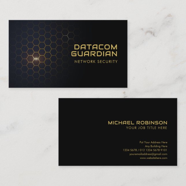 Tarjeta De Visita Hito del patrón exagerado futurista | Moderno (Anverso / Reverso)