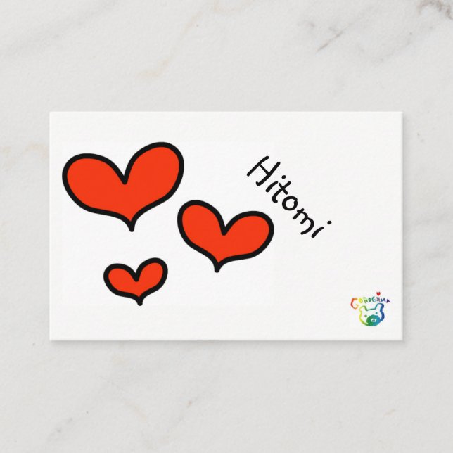 Tarjeta De Visita hitomi (Anverso)