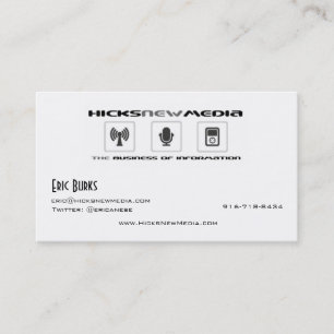 Tarjeta De Visita HNM-Eric