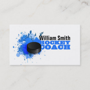 Tarjeta De Visita Hockey Coach