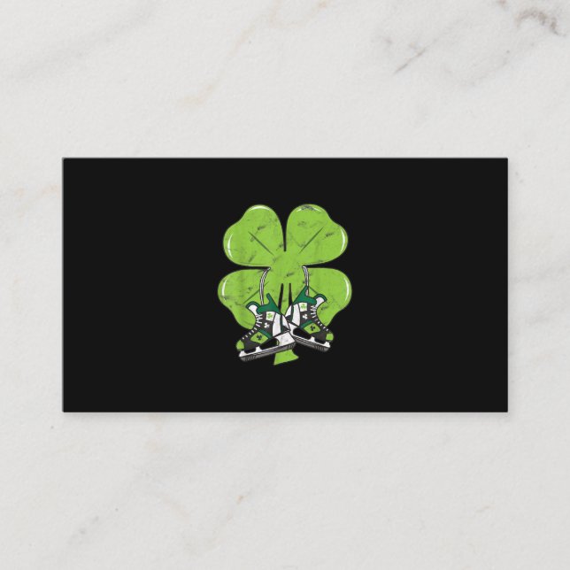 Tarjeta De Visita Hockey sobre hielo Hockey sobre hielo Día Día del  (Anverso)