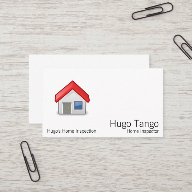 Tarjeta De Visita Hogar/casa/tango (Anverso/Reverso In Situ)