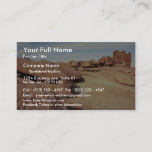 Tarjeta De Visita Hogar del nativo americano, Nevada, los E.E.U.U.