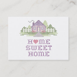 Tarjeta De Visita Hogar dulce hogar