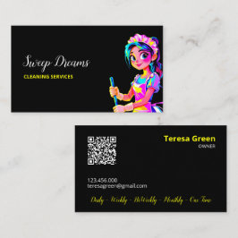 Tarjeta De Visita Hogar empleada doméstica QR