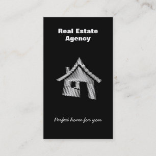 Tarjeta De Visita Hogar único inmobiliario de las propiedades el