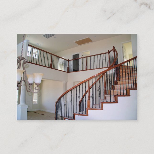 Tarjeta De Visita Hogares vivos/nuevos finos (Anverso)