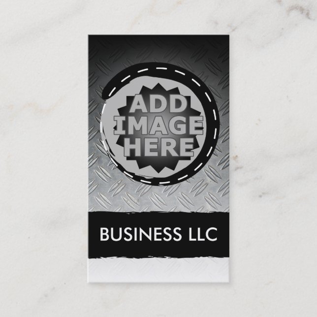 Tarjeta De Visita hoja de ruta metalizado (Anverso)